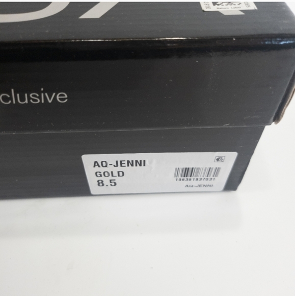 Aqua Jenni Strap High Heel Sandals Gold -8.5 - Picture 10 of 10